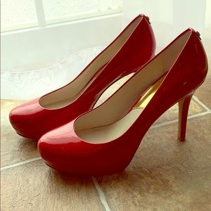 Michael Kors Red Pumps - worn once!